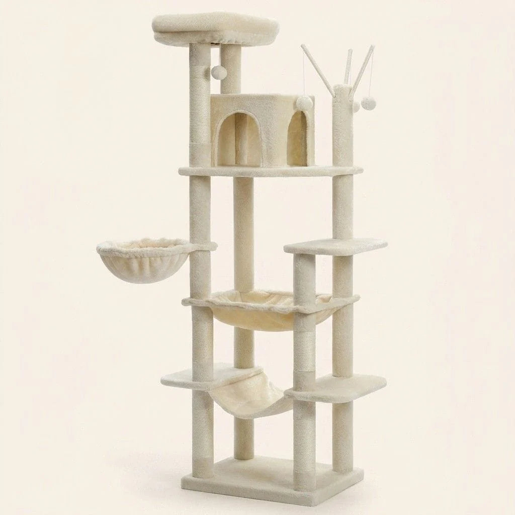 Arbre à chat élancé beige — Fura