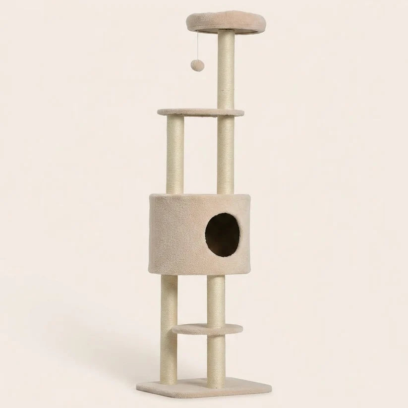 Arbre à chat design scandinave 148cm — Lund