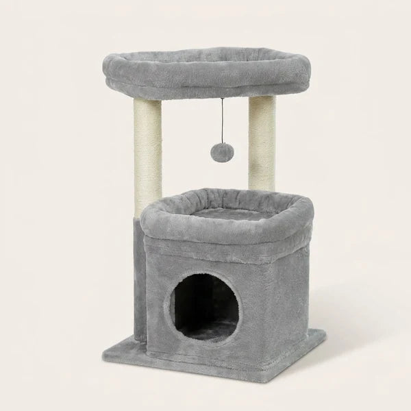 Arbre à chat design gris compact — Sten