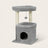 Arbre à chat design gris compact — Sten
