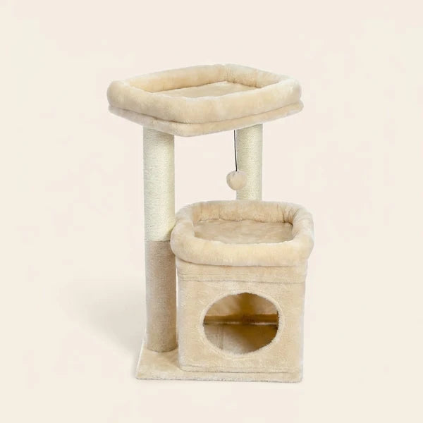 Petit arbre à chat beige accessible — Björk