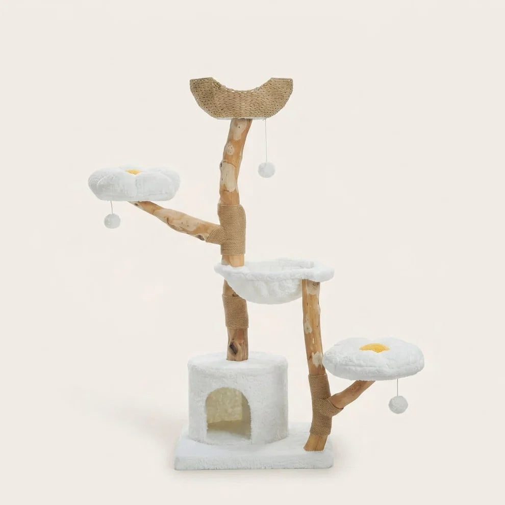 Grand arbre à chat Maine Coon bois flotté 150cm — Rot
