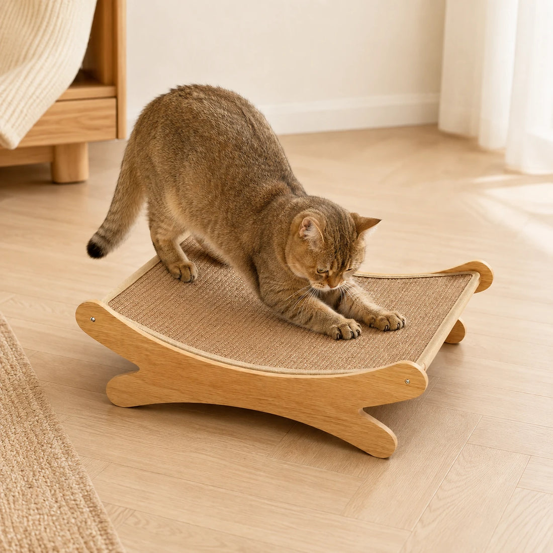 Une surface en sisal