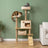 Arbre à chat bois beige 130cm — Lönn