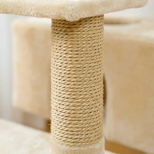 Arbre à chat très haut beige — Bok