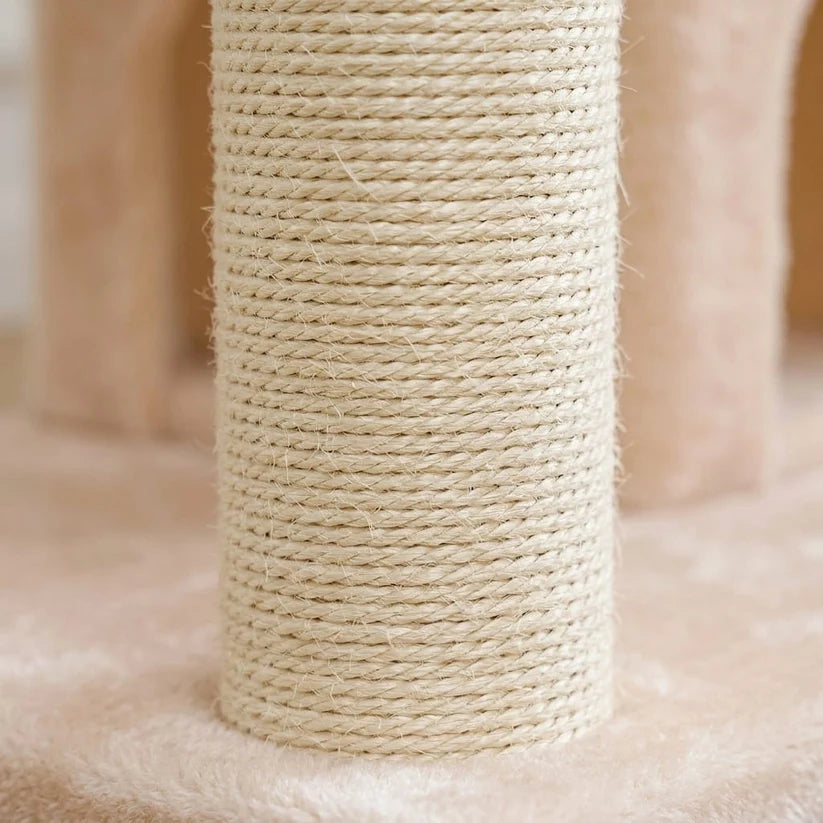 Grand arbre à chat beige 5 niveaux — Asp