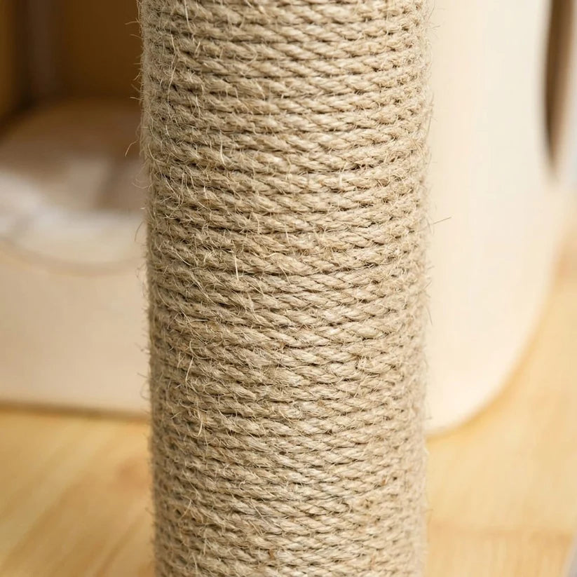 Arbre à chat bois beige 130cm — Lönn