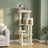 Grand arbre à chat beige 5 niveaux — Asp