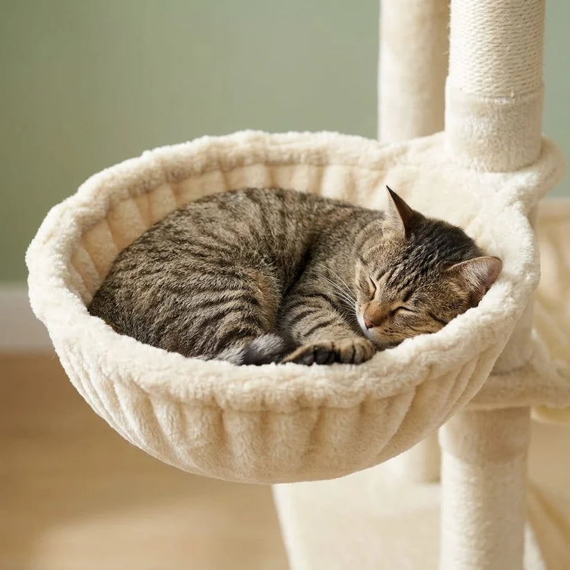Arbre à chat élancé beige — Fura