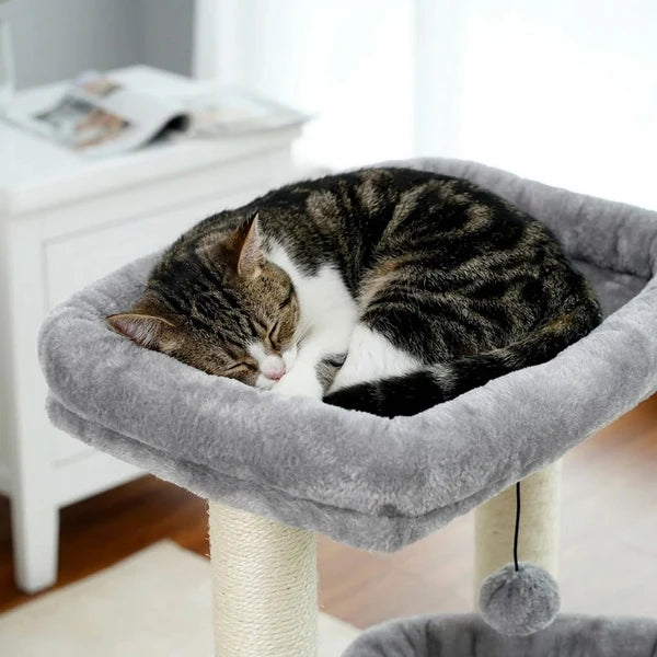 Arbre à chat design gris compact — Sten