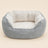 Couchage enveloppant pour chien Våg coloris gris argent