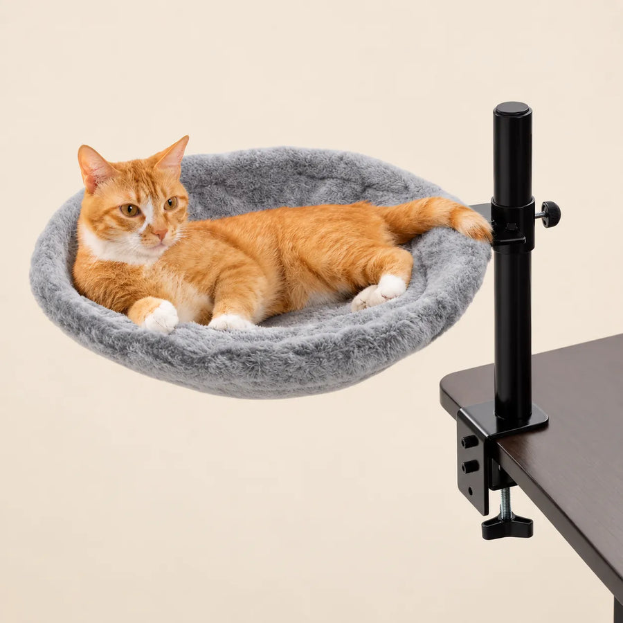 Lit de bureau rotatif pour chat — Nära