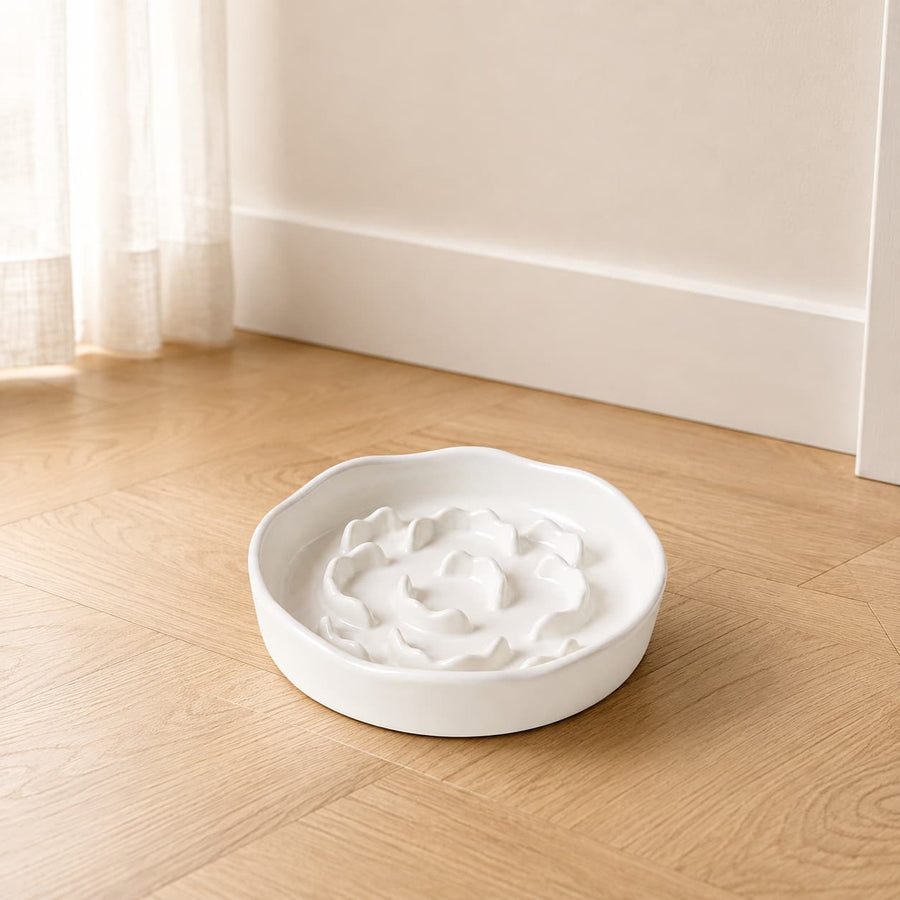 Gamelle anti-glouton céramique chat — Ro