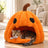 Cocon citrouille Halloween pour chat — Gresskar — image 2