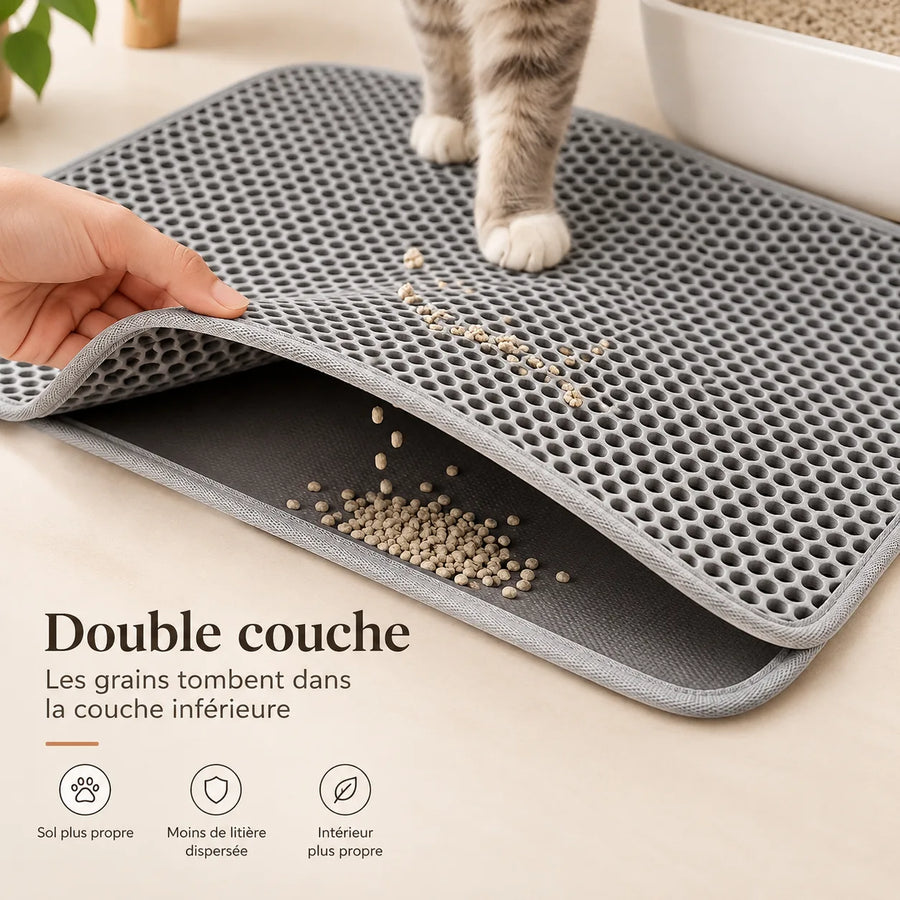Tapis de litière double couche — Korn